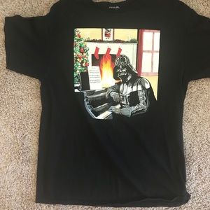 Christmas darth Vader t shirt.  Large.
